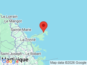 Map of Site Report: Presqu'lle Caravelle, Martinique